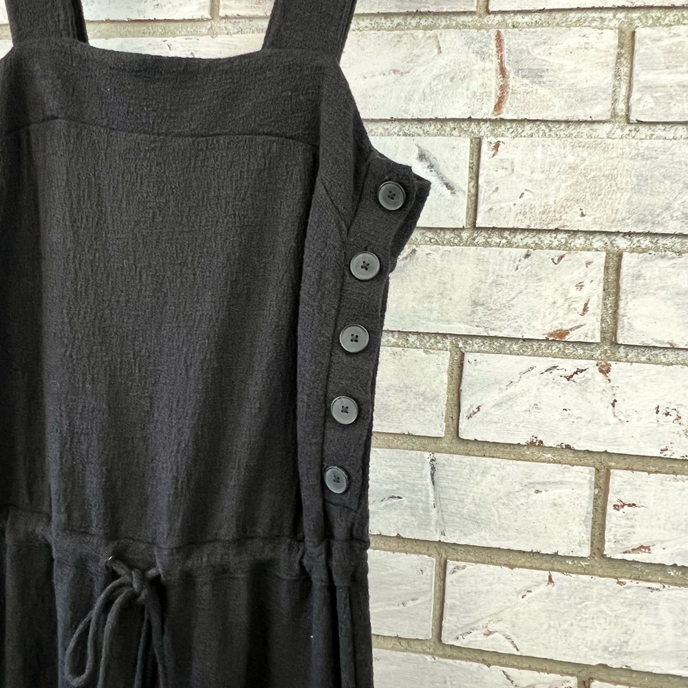 Madewell | Side-Button Drawstring Romper - Picture 4 of 7